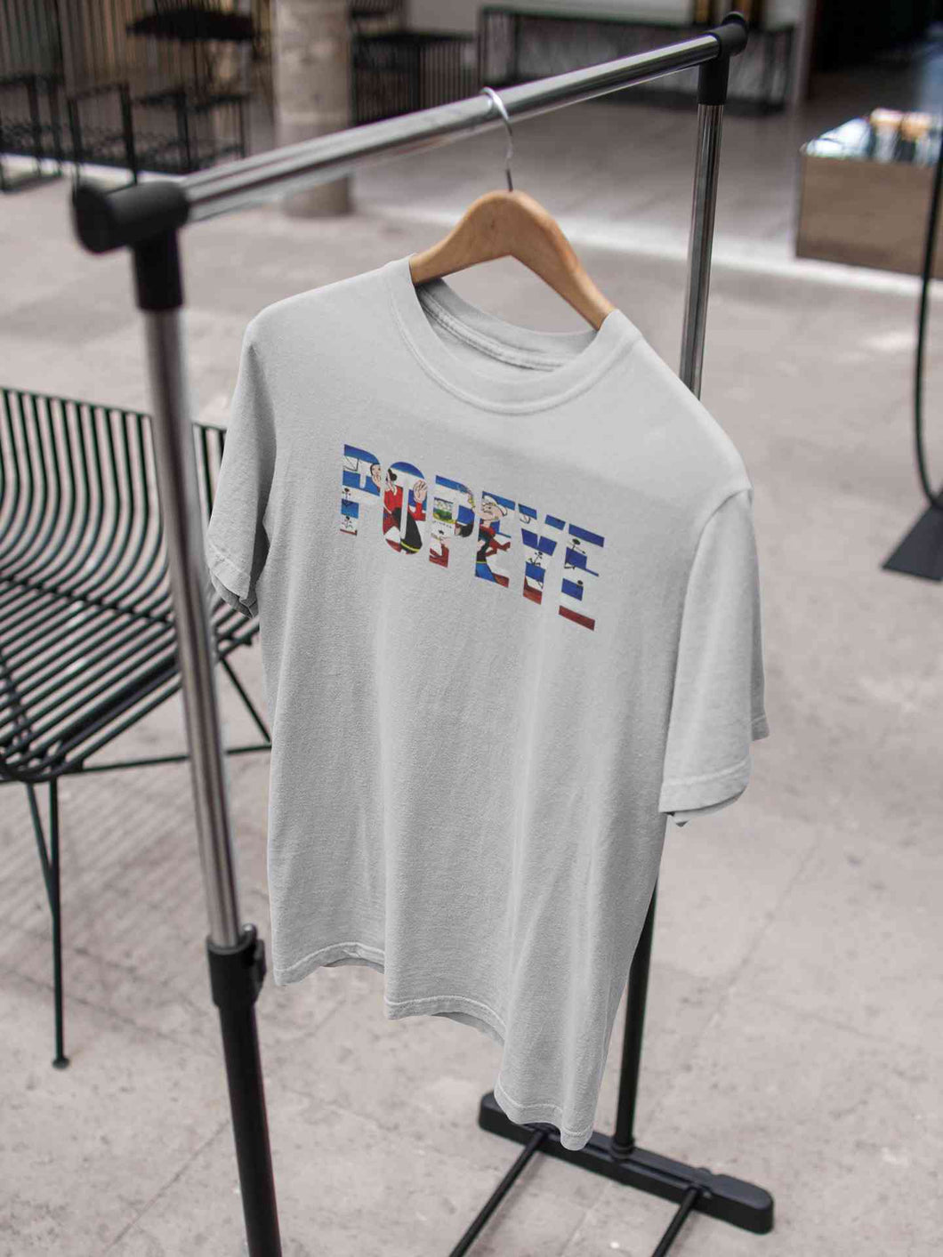 Popeye Mens Half Sleeves T-shirt- KidsFashionVilla