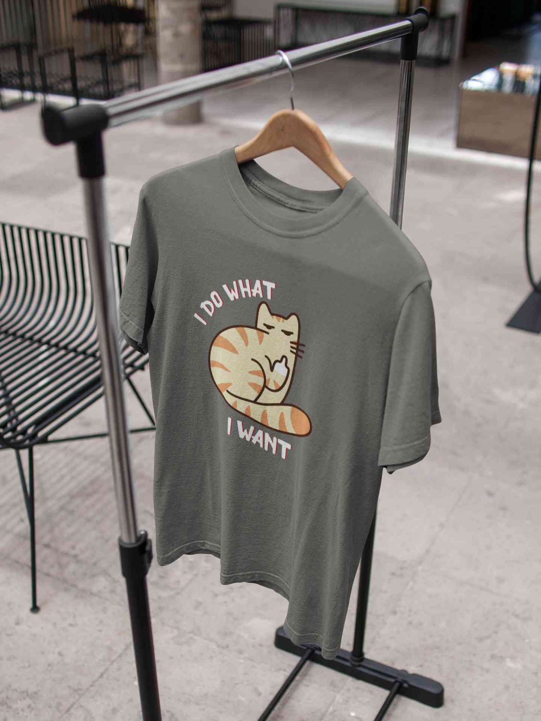 I Do What I Want Mens Half Sleeves T-shirt- KidsFashionVilla