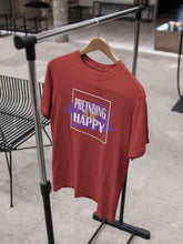 Load image into Gallery viewer, Pretending To Be Happy Mens Half Sleeves T-shirt- KidsFashionVilla
