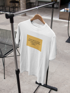 Always Believe Quotes Mens Half Sleeves T-shirt- KidsFashionVilla
