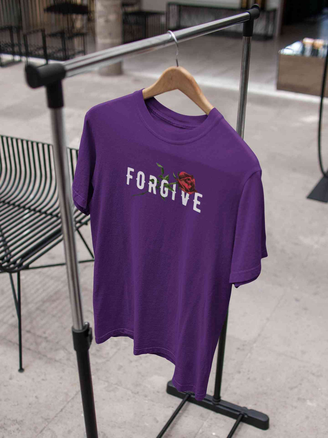 Forgive Mens Half Sleeves T-shirt- KidsFashionVilla