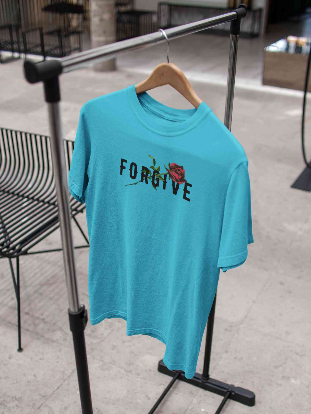 Forgive Mens Half Sleeves T-shirt- KidsFashionVilla