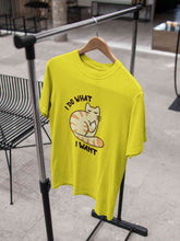 Load image into Gallery viewer, I Do What I Want Mens Half Sleeves T-shirt- KidsFashionVilla
