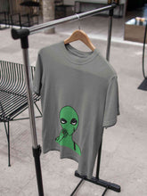 Load image into Gallery viewer, Alien Smoking Women Half Sleeves T-shirt- KidsFashionVilla
