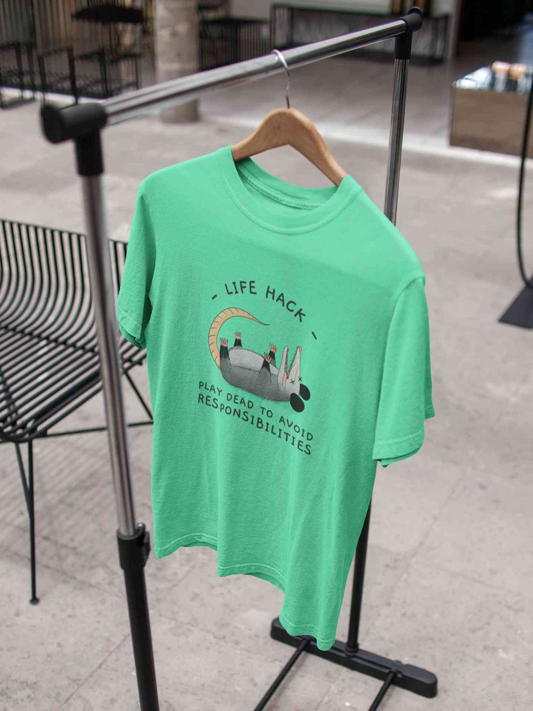 Life Hack Funny Mens Half Sleeves T-shirt- KidsFashionVilla