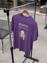Load image into Gallery viewer, Beer Architect Profession Women Half Sleeves T-shirt- KidsFashionVilla
