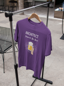 Beer Architect Profession Women Half Sleeves T-shirt- KidsFashionVilla