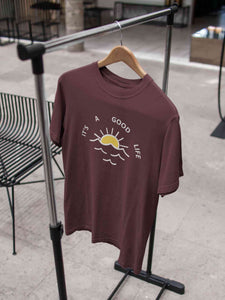 Its A Good Life Women Half Sleeves T-shirt- KidsFashionVilla