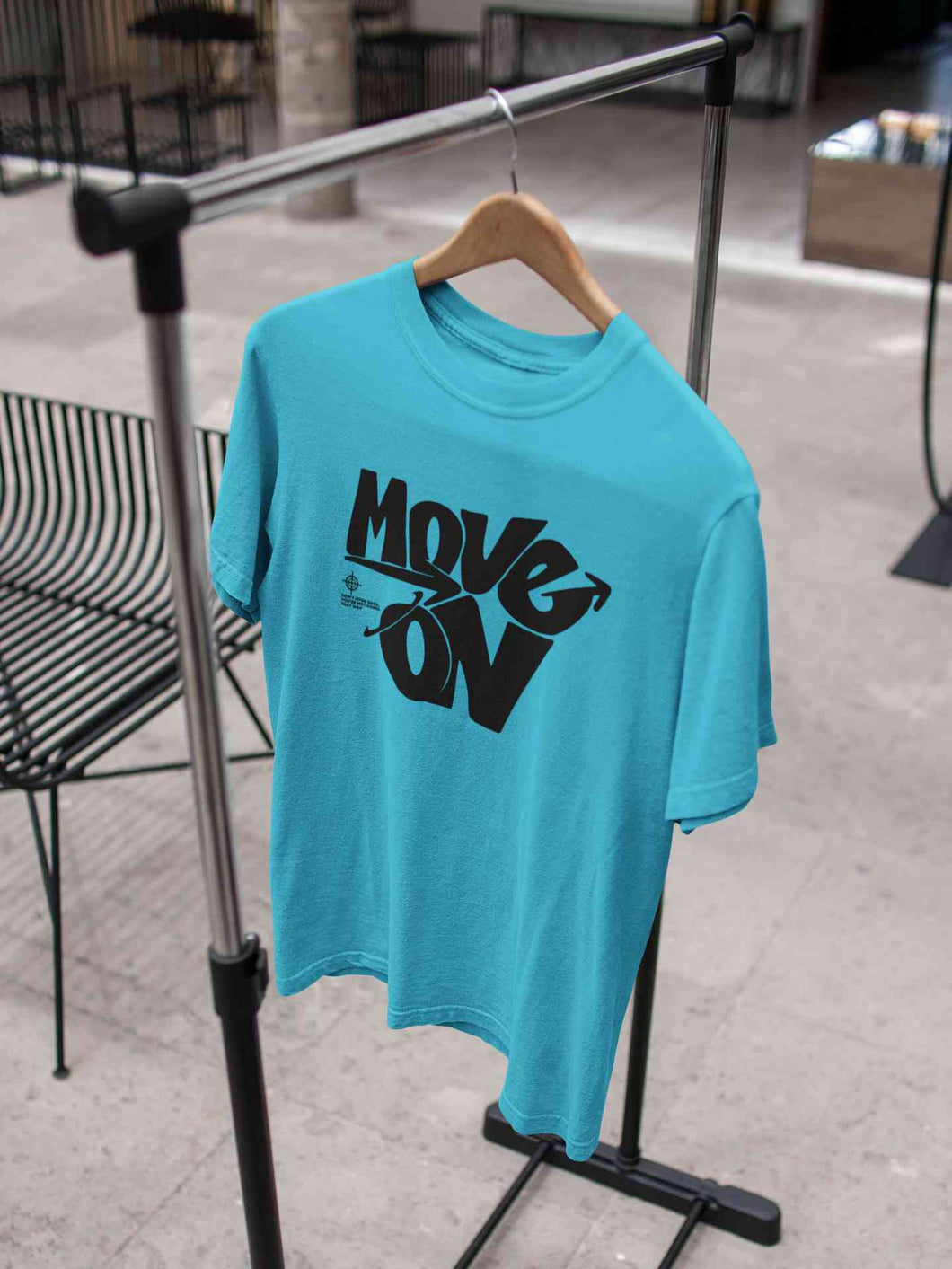 Move On Mens Half Sleeves T-shirt- KidsFashionVilla