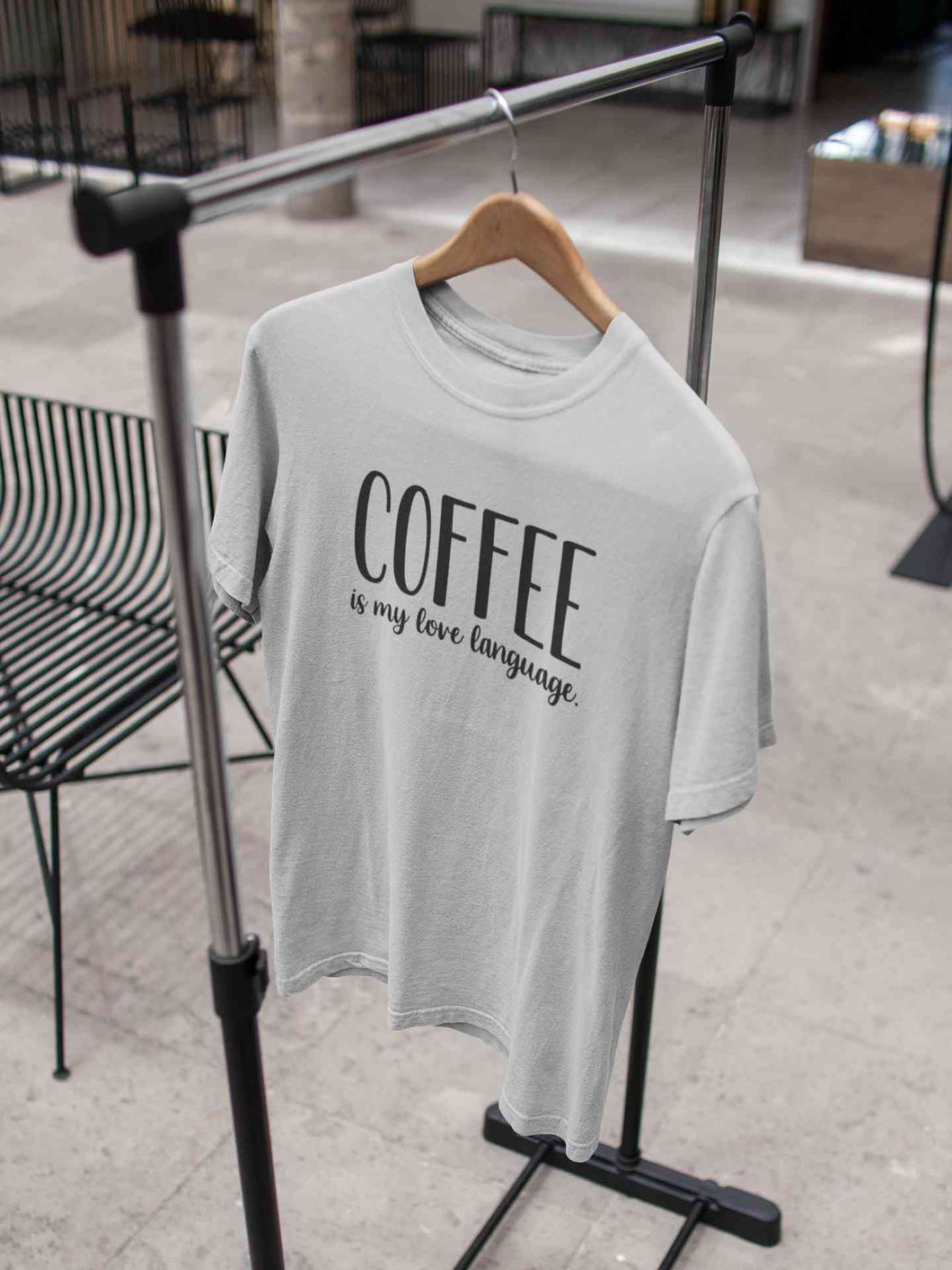 Coffee Is My Love Language Women Half Sleeves T-shirt- KidsFashionVilla