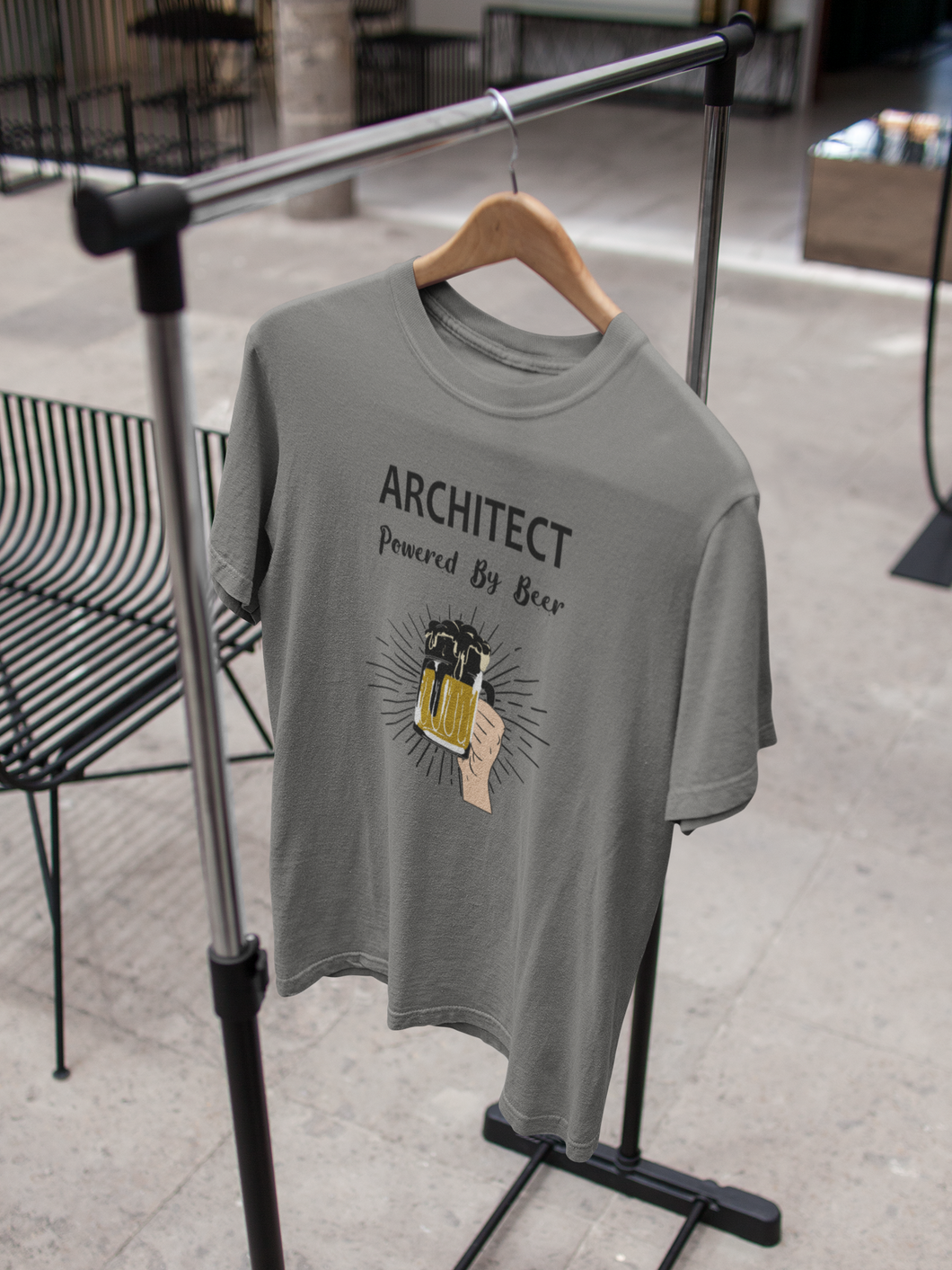 Beer Architect Profession Women Half Sleeves T-shirt- KidsFashionVilla