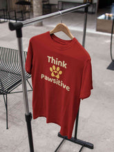 Load image into Gallery viewer, Think Pawsitive Mens Half Sleeves T-shirt- KidsFashionVilla
