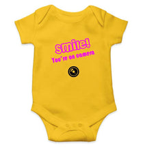 Load image into Gallery viewer, Smile U R On Camera Rompers for Baby Boy- FunkyTradition FunkyTradition
