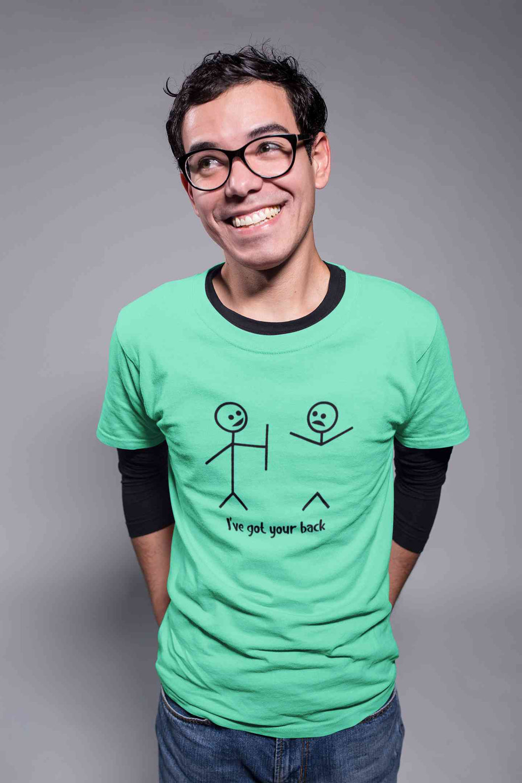 I Have Got Your Back Funny Mens Half Sleeves T-shirt- KidsFashionVilla