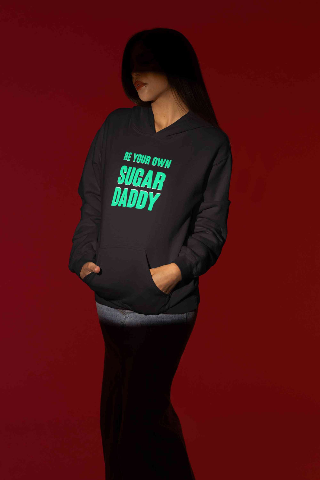 Be Your Own Sugar Daddy Hoodies for Women-KidsFashionVilla