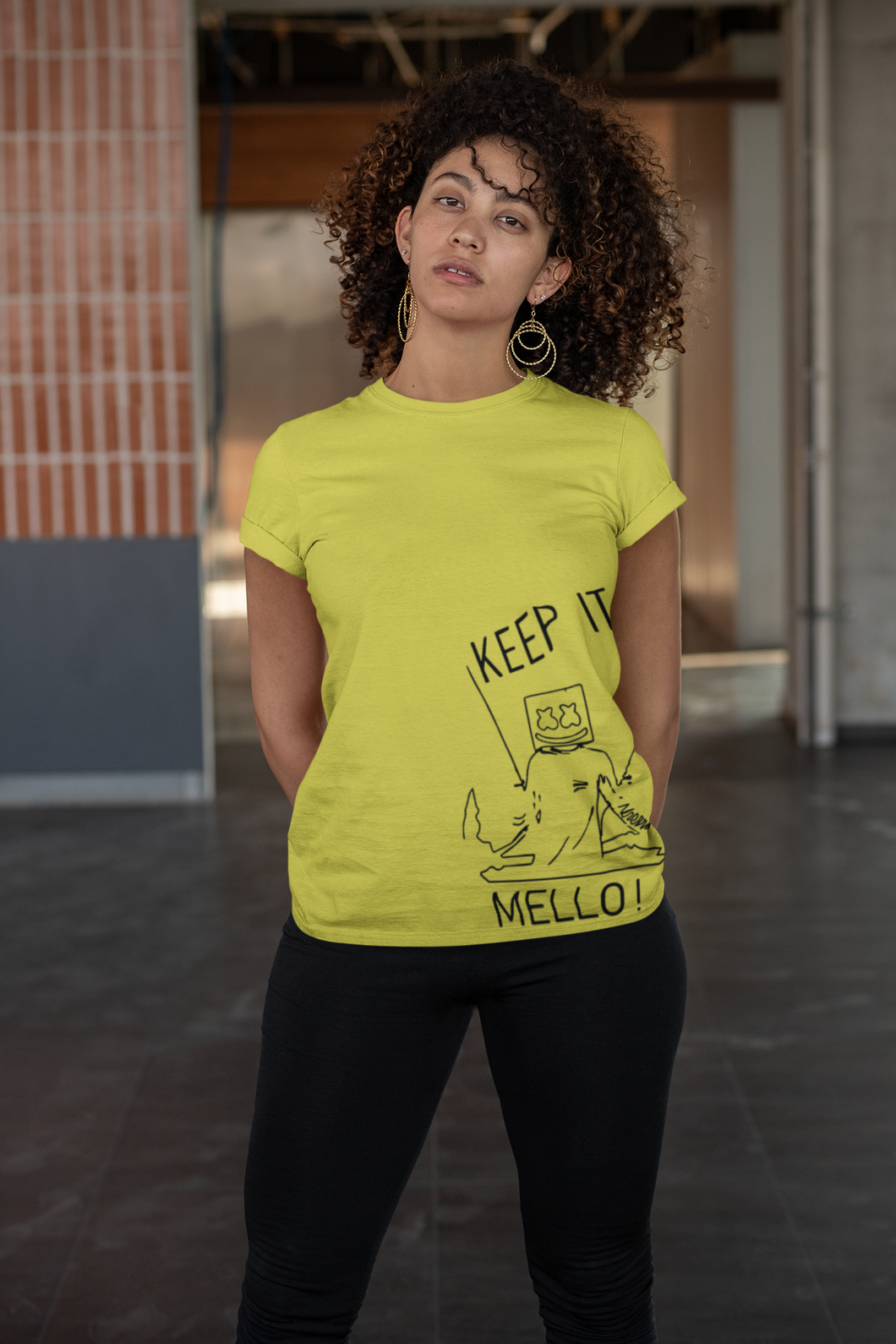 Mello Women Half Sleeves T-shirt- KidsFashionVilla