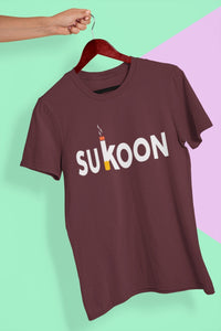 Sukoon Pub And Beer Mens Half Sleeves T-shirt- FunkyTeesClub - Funky Tees Club