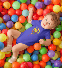 Load image into Gallery viewer, Superpower Captain Marvel Rompers for Baby Boy - FunkyTradition FunkyTradition
