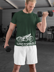Unstoppable Mens Half Sleeves T-shirt- KidsFashionVilla