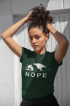 Nope Women Half Sleeves T-shirt- KidsFashionVilla