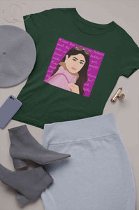 Kabhi Khushi Kabhi Gham Dialogue Women Half Sleeves T-shirt- KidsFashionVilla
