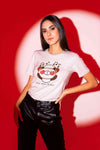 Music Makes Me Happy Women Half Sleeves T-shirt- KidsFashionVilla
