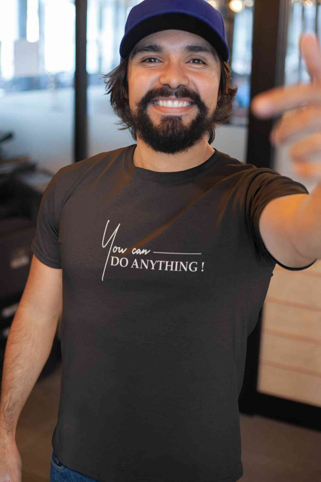 You Can Do Anything Mens Half Sleeves T-shirt- KidsFashionVilla
