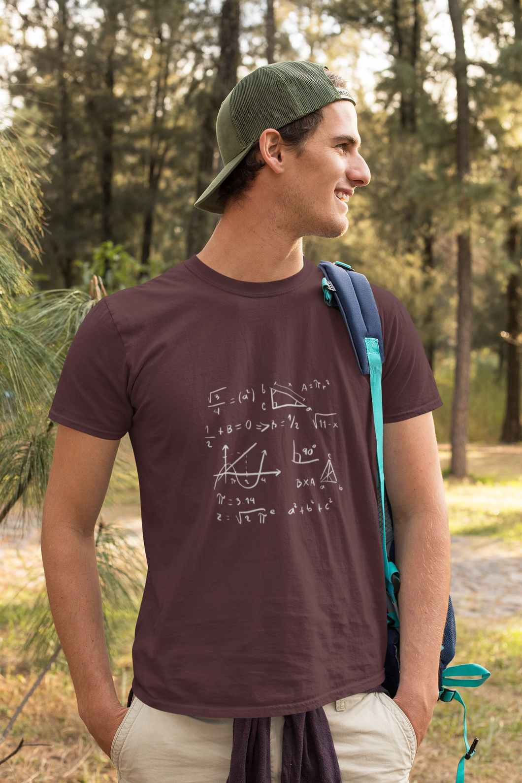Math Formula Mens Half Sleeves T-shirt- KidsFashionVilla