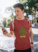 Load image into Gallery viewer, Stay Stoned Mens Half Sleeves T-shirt- KidsFashionVilla
