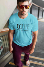 Load image into Gallery viewer, Coffee Is My Love Language Mens Half Sleeves T-shirt- KidsFashionVilla
