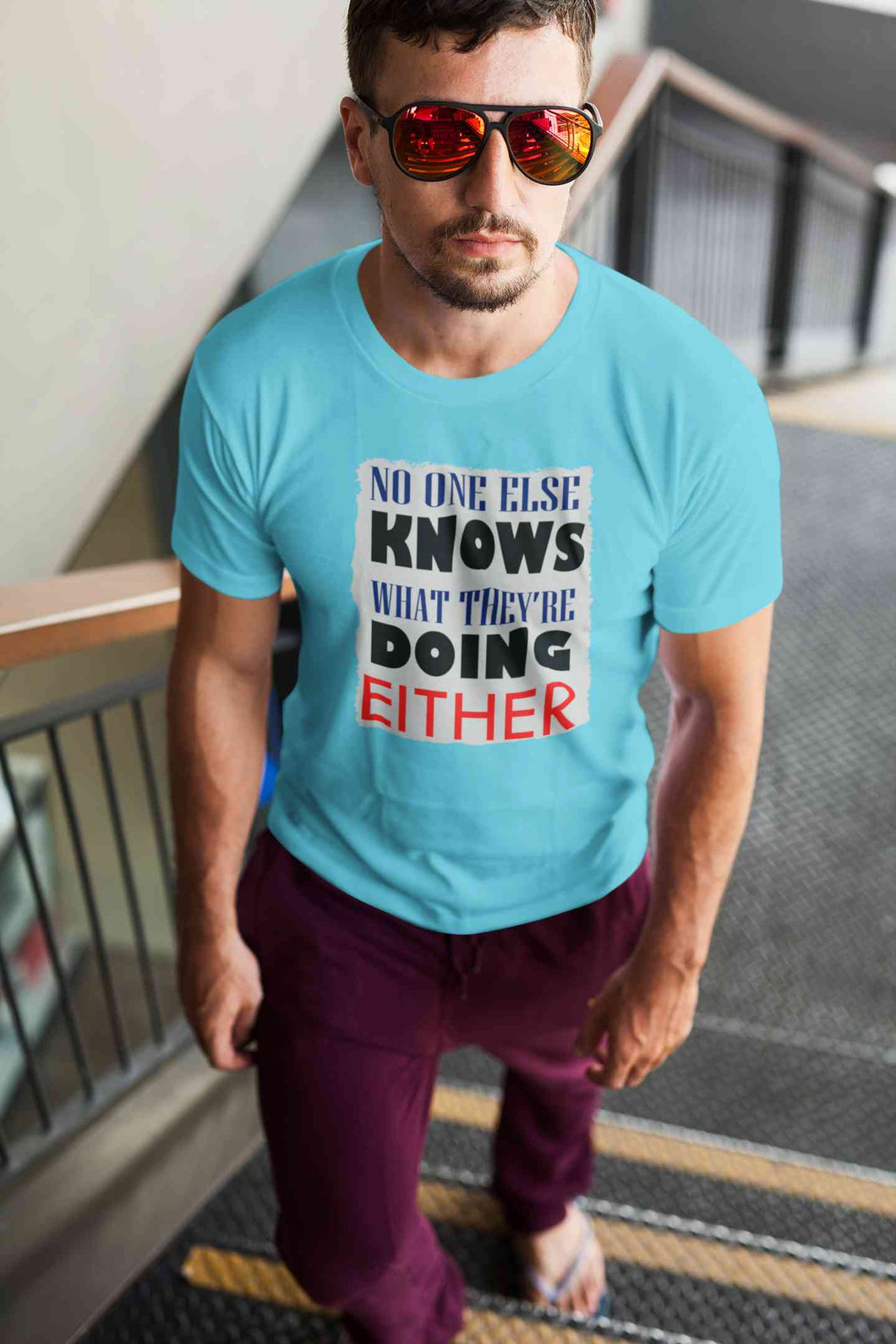 No One Knows Mens Half Sleeves T-shirt- KidsFashionVilla