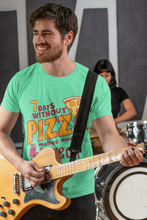 Load image into Gallery viewer, Pizza Mens Half Sleeves T-shirt- KidsFashionVilla
