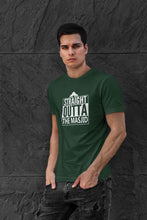 Load image into Gallery viewer, Straight Outta The Masjid Mens Half Sleeves T-shirt- KidsFashionVilla
