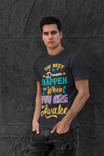 Load image into Gallery viewer, Best Dream Quotes Mens Half Sleeves T-shirt- KidsFashionVilla
