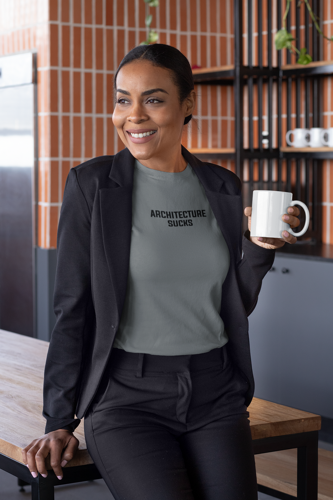 Architecture Sucks  Architect Profession Women Half Sleeves T-shirt- KidsFashionVilla