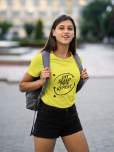 Load image into Gallery viewer, Eat Sleep Repeat Women Half Sleeves T-shirt- KidsFashionVilla
