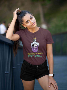 Theme Inspired By Wednesday Women Half Sleeves T-shirt- KidsFashionVilla