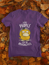 Load image into Gallery viewer, Some Peoples Give Me Headache Funny Graphic Mens Half Sleeves T-shirt- KidsFashionVilla
