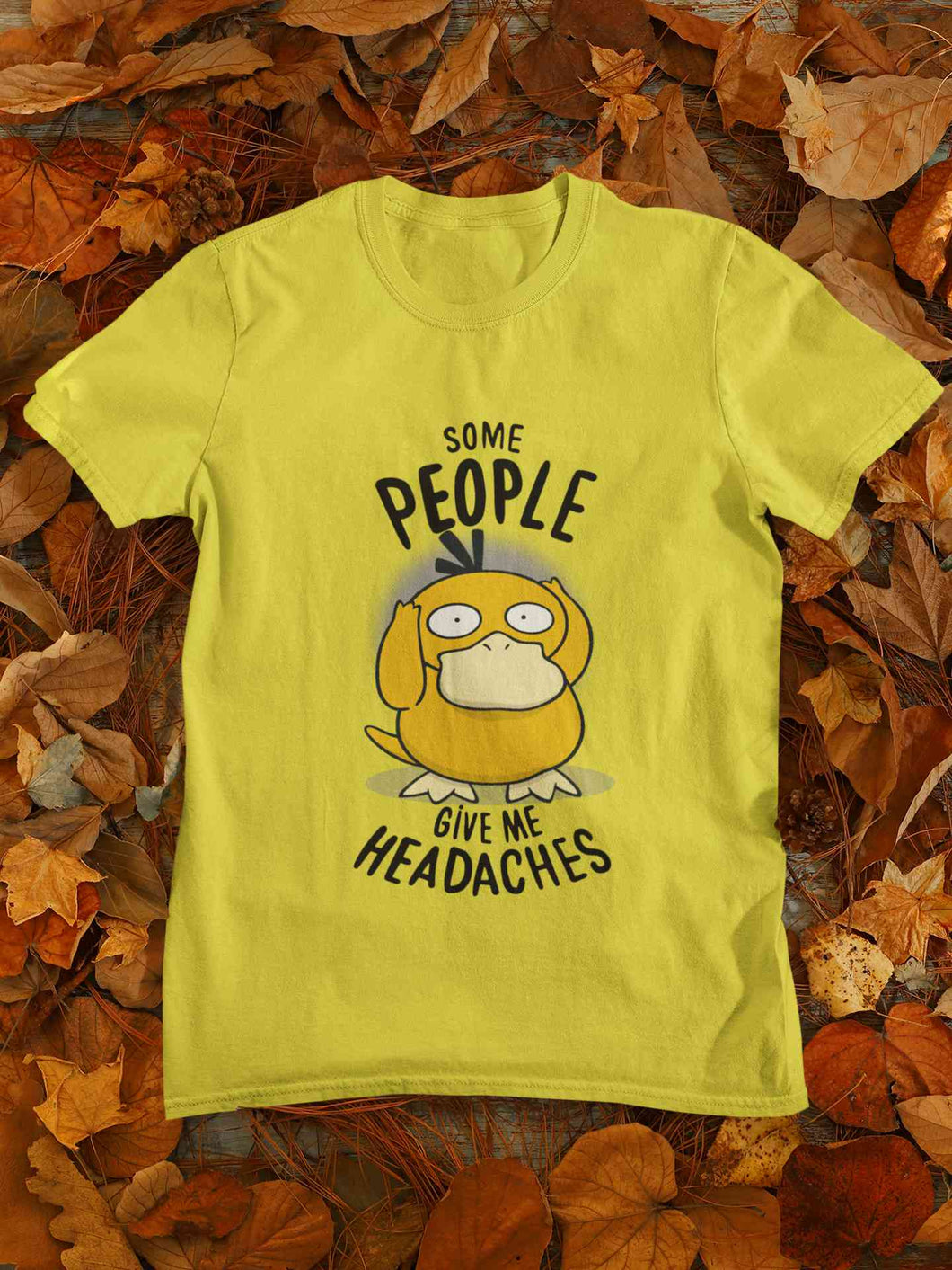 Some Peoples Give Me Headache Funny Graphic Mens Half Sleeves T-shirt- KidsFashionVilla