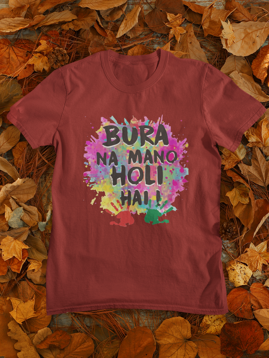 Bura Na Mano Holi Hai Women Half Sleeves T-shirt- KidsFashionVilla