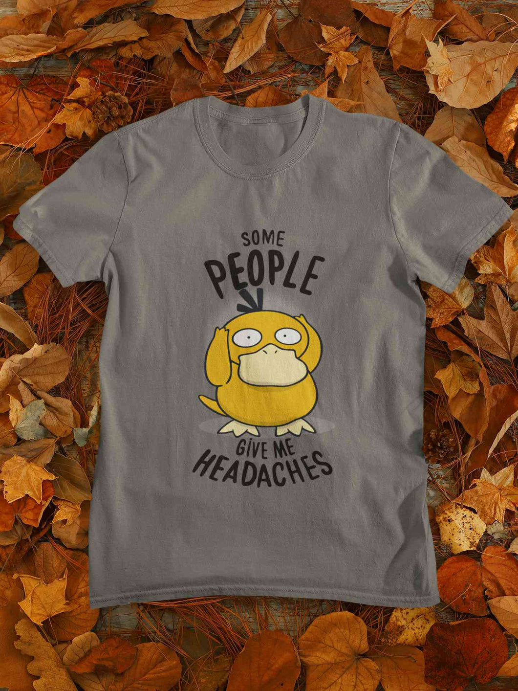 Some Peoples Give Me Headache Funny Graphic Mens Half Sleeves T-shirt- KidsFashionVilla