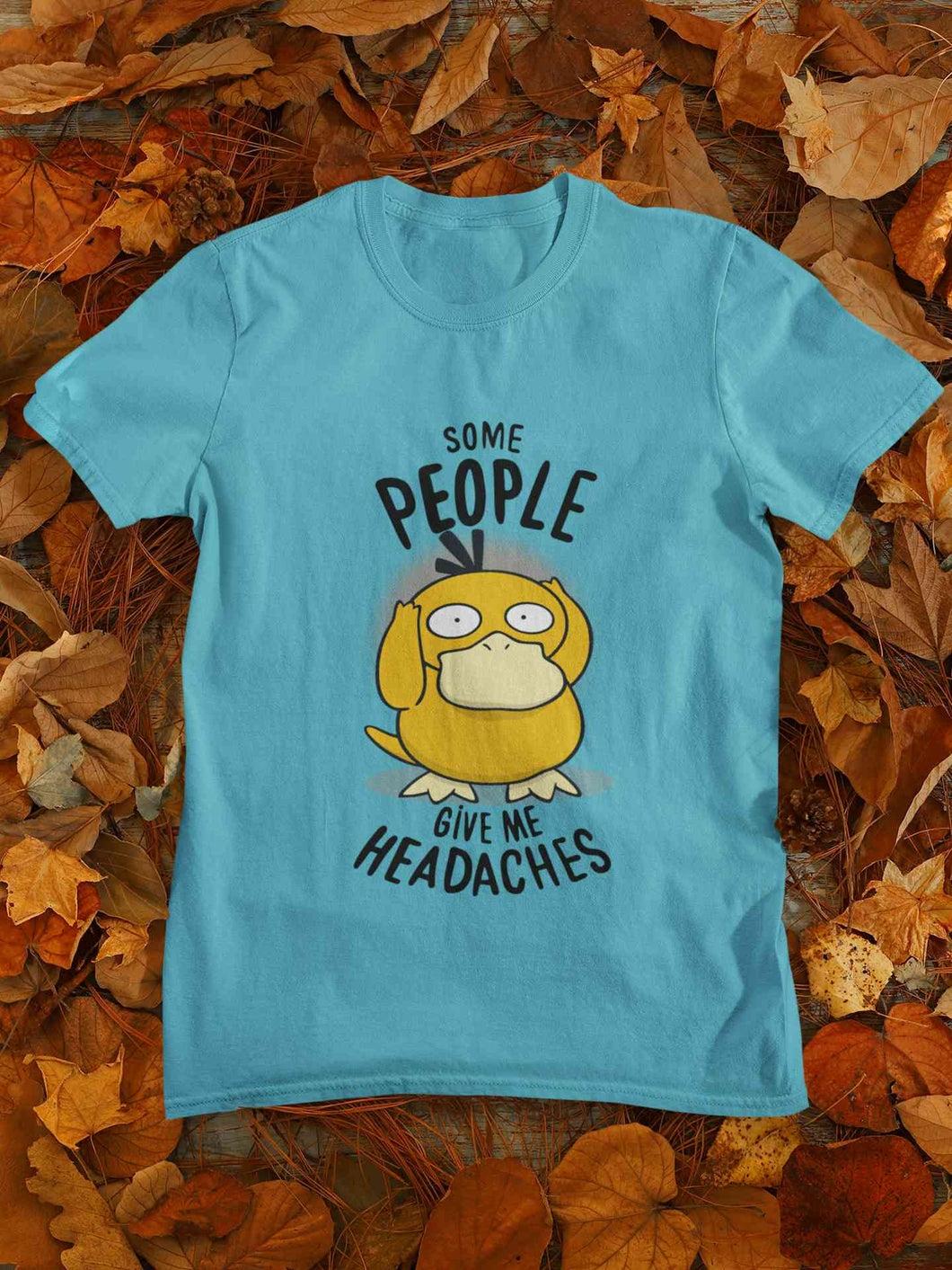 Some Peoples Give Me Headache Funny Graphic Mens Half Sleeves T-shirt- KidsFashionVilla