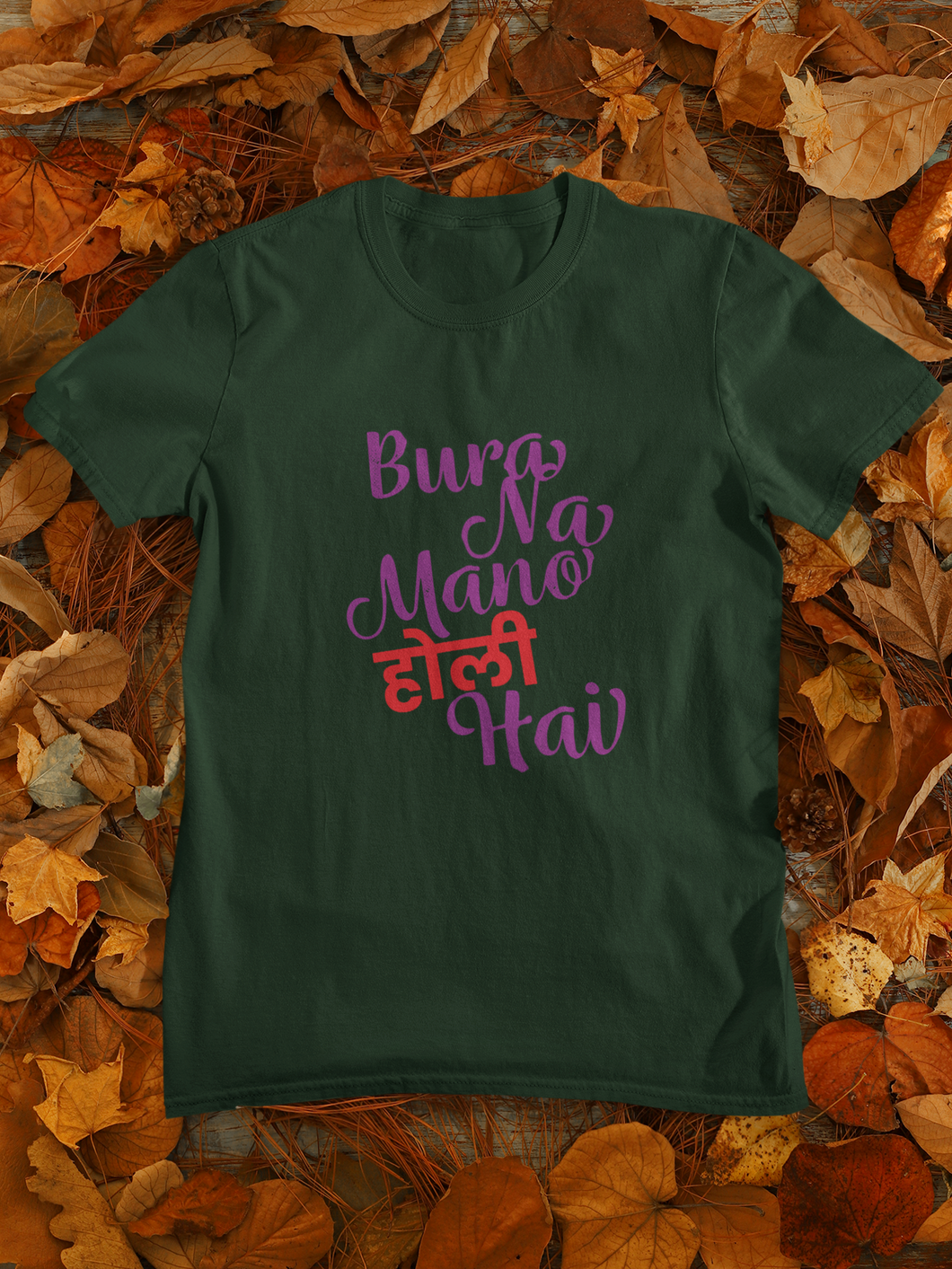 Bura Na Mano Holi Hai Women Half Sleeves T-shirt- KidsFashionVilla