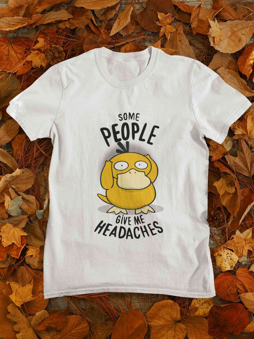 Some Peoples Give Me Headache Funny Graphic Mens Half Sleeves T-shirt- KidsFashionVilla