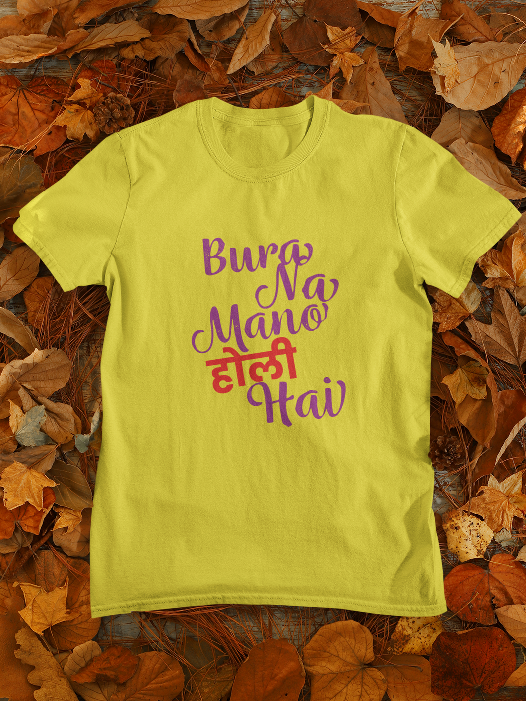 Bura Na Mano Holi Hai Women Half Sleeves T-shirt- KidsFashionVilla