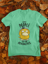 Load image into Gallery viewer, Some Peoples Give Me Headache Funny Graphic Mens Half Sleeves T-shirt- KidsFashionVilla
