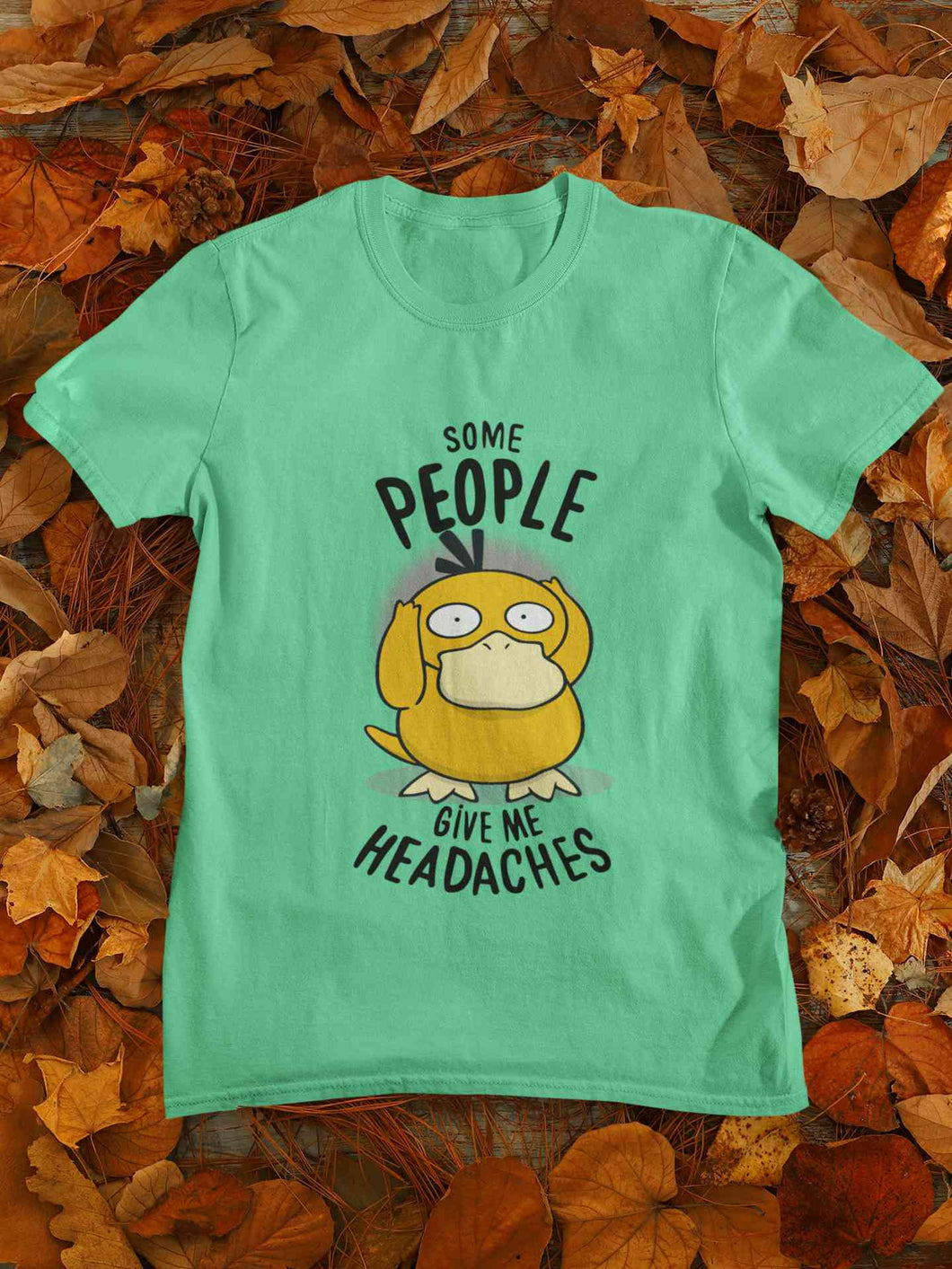 Some Peoples Give Me Headache Funny Graphic Mens Half Sleeves T-shirt- KidsFashionVilla