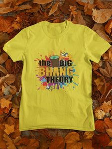 The Big Bhang Theory Holi Women Half Sleeves T-shirt- KidsFashionVilla