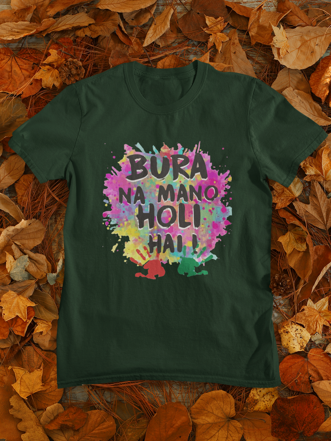 Bura Na Mano Holi Hai Women Half Sleeves T-shirt- KidsFashionVilla