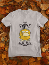 Load image into Gallery viewer, Some Peoples Give Me Headache Funny Graphic Mens Half Sleeves T-shirt- KidsFashionVilla
